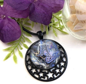 Black and Purple Star Pendant