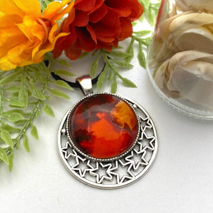 Starry Night Red Pendant