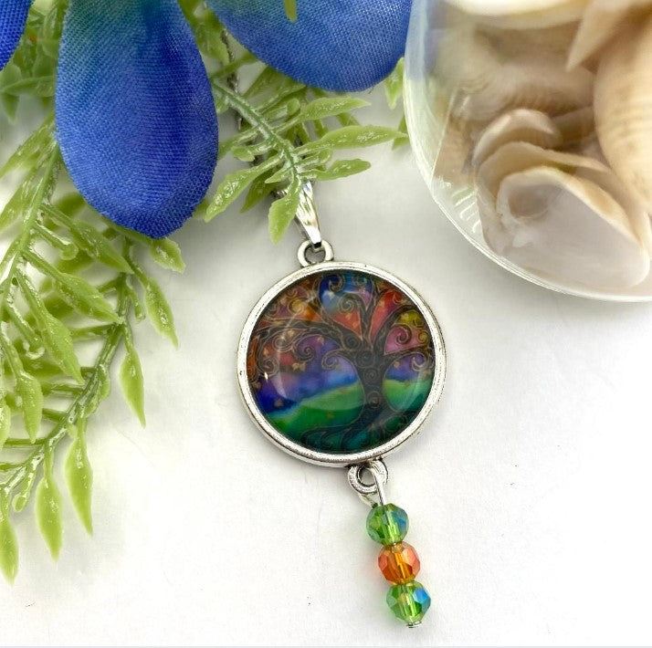 Glass Tree of Life Pendant