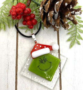 Grinch Holiday Pendant