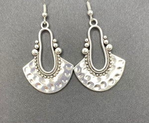 Moroccan Style Silver Earrings