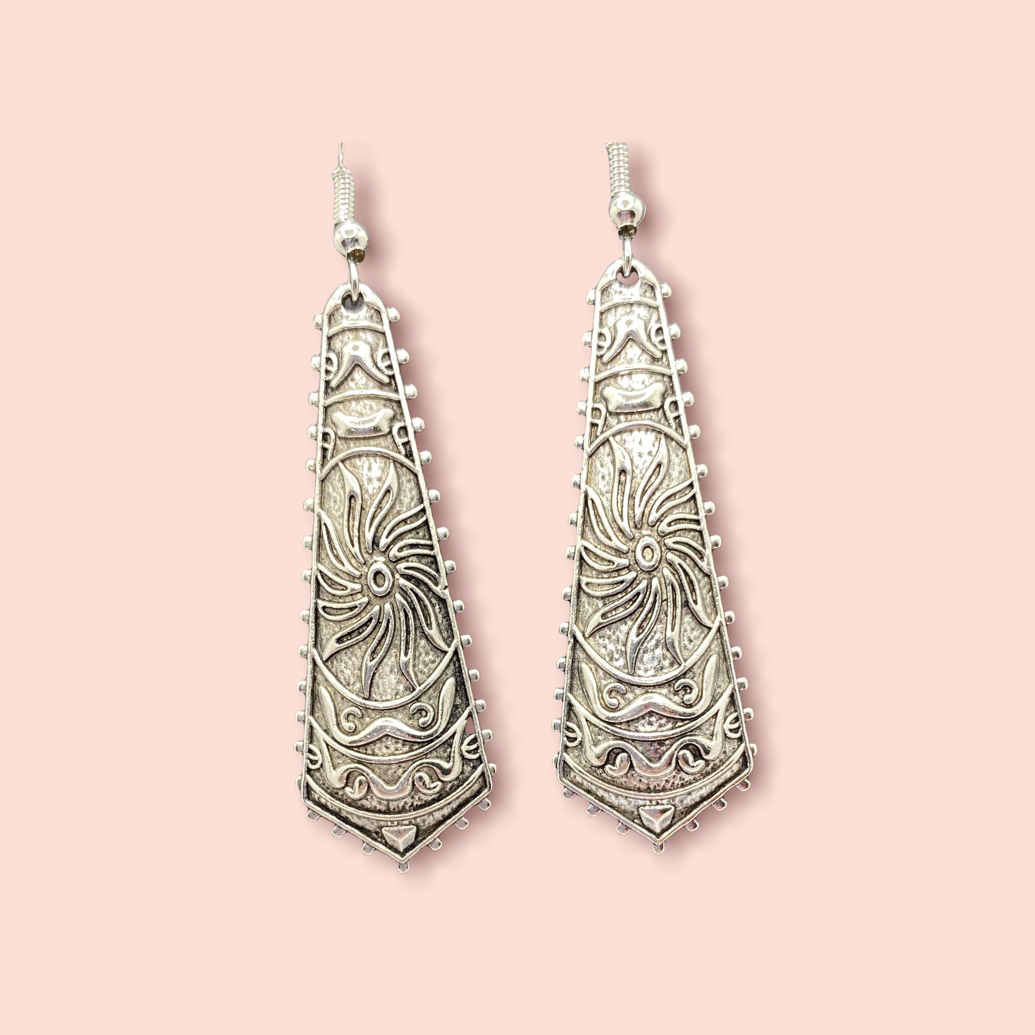 Silver Bo Ho Earrings